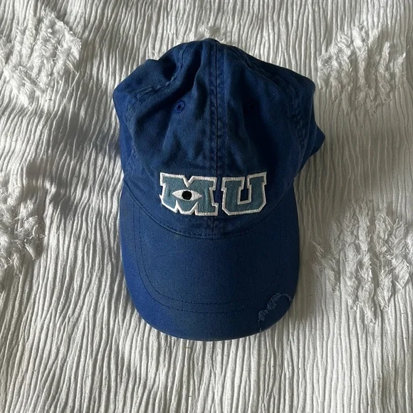 Other | Disneyparks Exclusive Monsters University Baseball Cap Adult Size  Blue | Poshmark